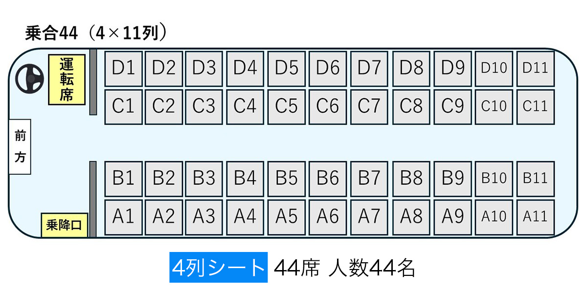 乗合44 座席表